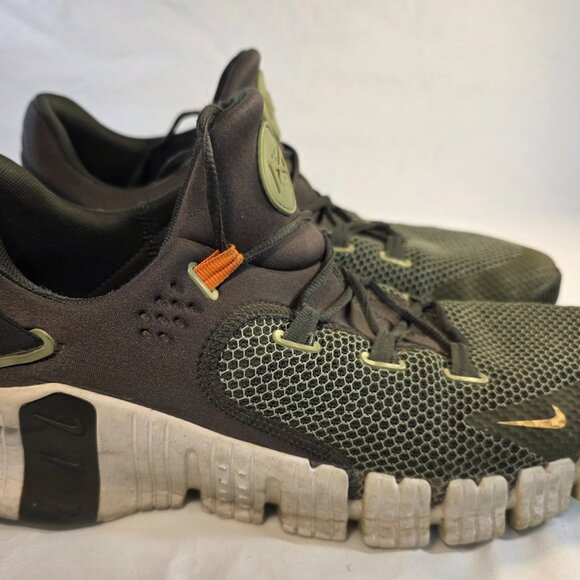 Nike Men\'s Free Metcon 4 Size 14 Cargo Khacki Safety Orange CT3886-301 main image 8